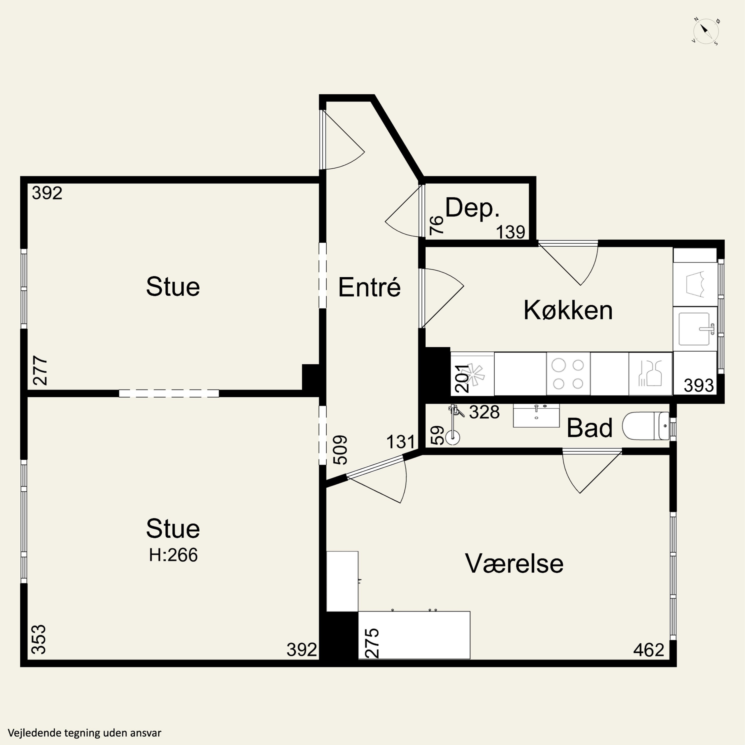 Marstalsgade 42, st. th., 2100 København Ø