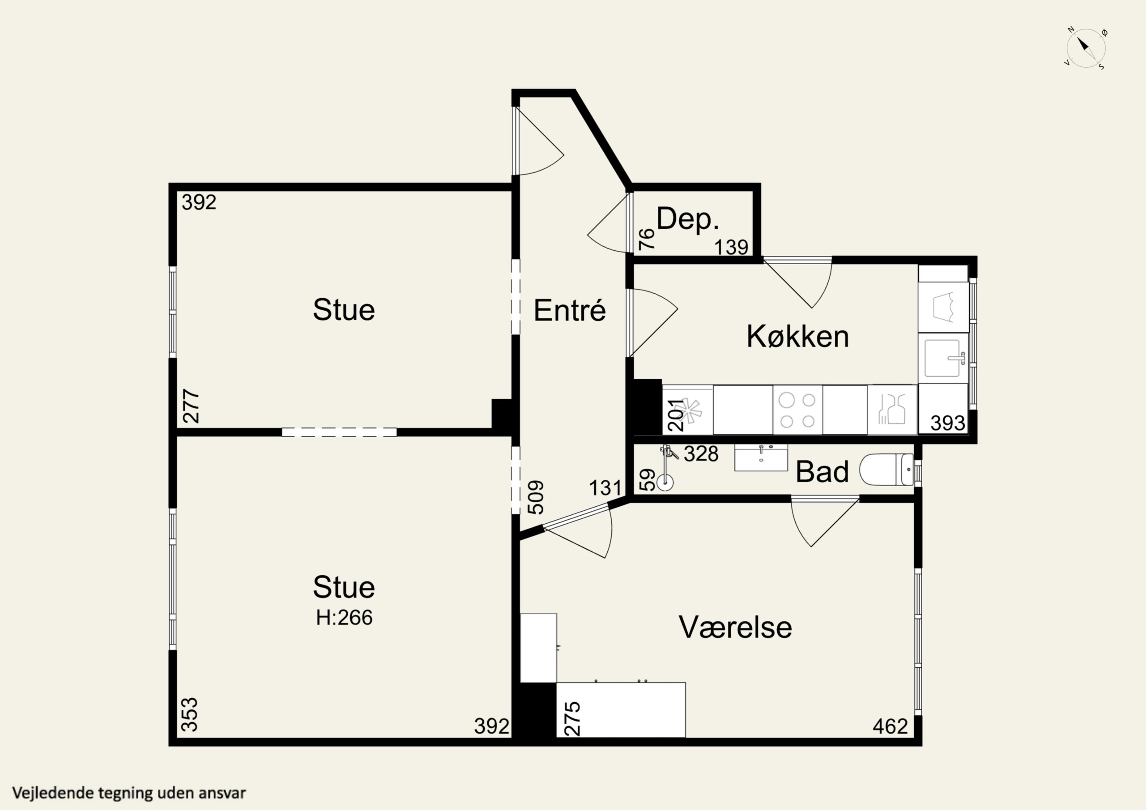 Marstalsgade 42, st. th., 2100 København Ø