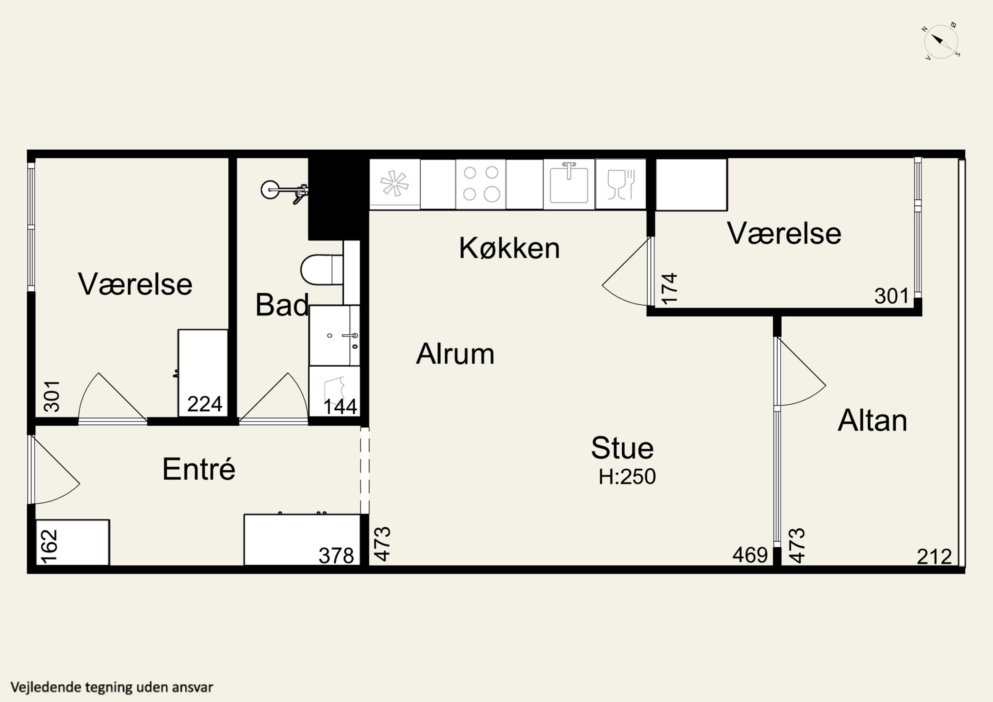 Holsteinsgade 66, 5. 3., 2100 København Ø